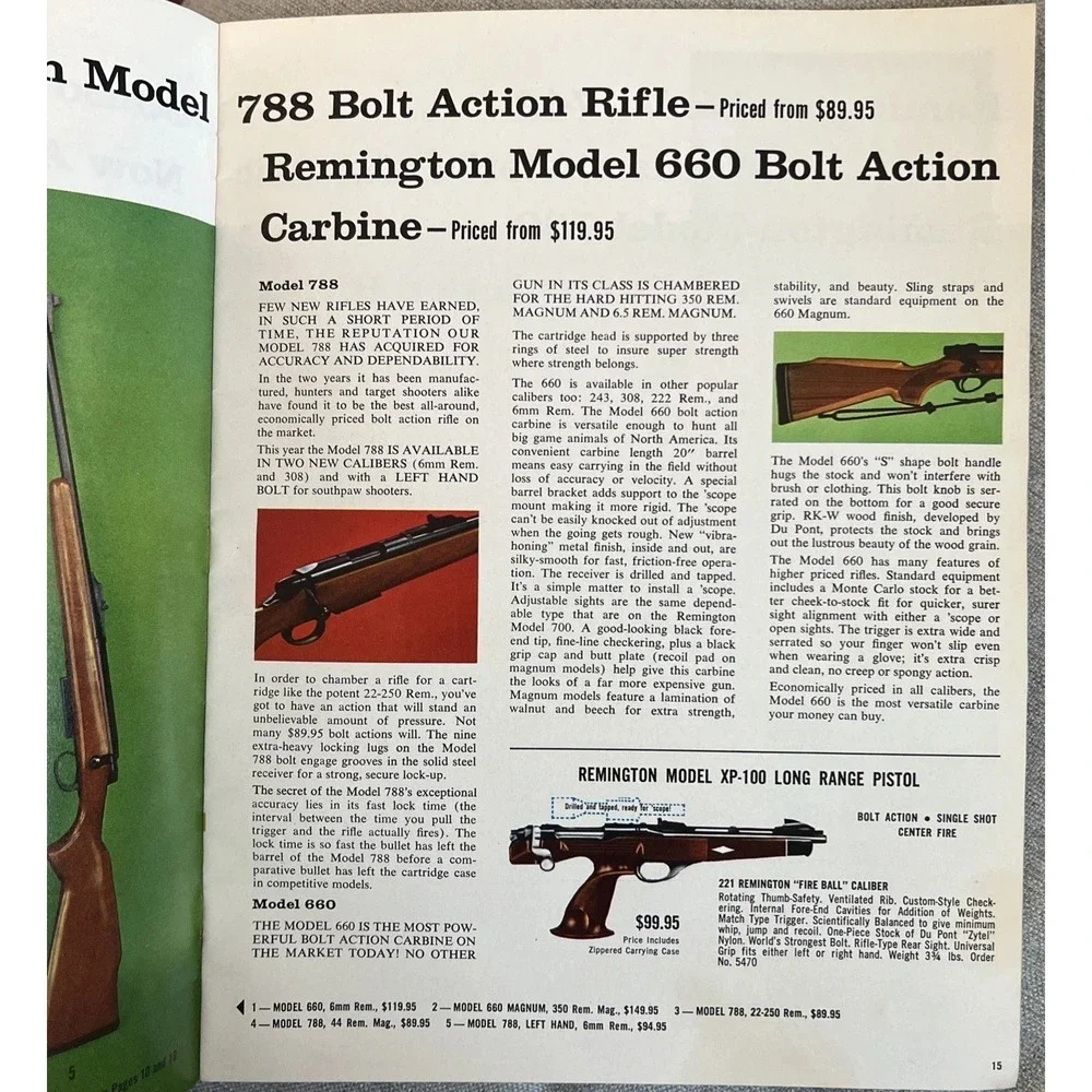 1969 REMINGTON PETERS Sporting Firearms and Ammunition Catalog